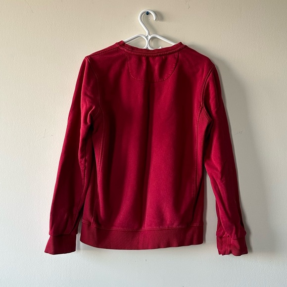 Lacoste Red Crewneck Sweatshirt - Picture 5 of 7